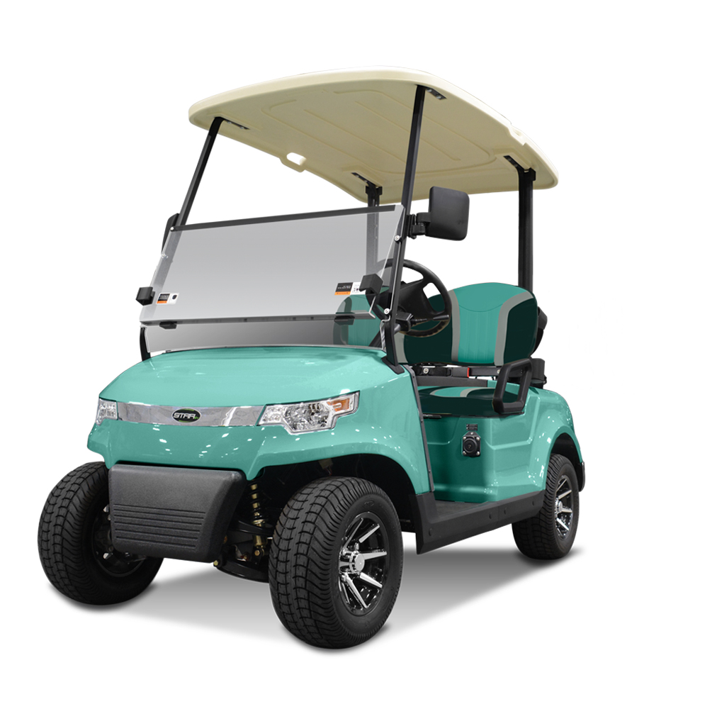 "LED headlights of the StarEV Capella 2 Passenger, enhancing visibility for evening drives."